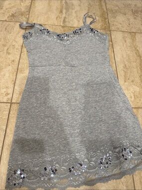 Bozzolo Light Gray Knit Top